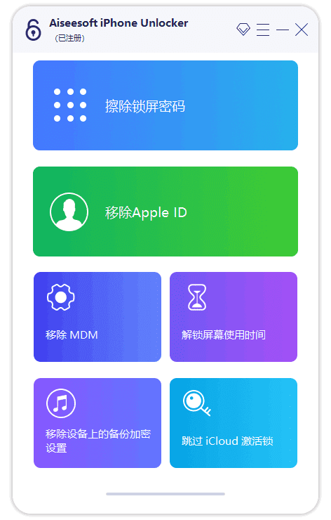 Aiseesoft iPhone Unlocker(解锁iPhone) v2.1.12 多语便携版-私藏阁