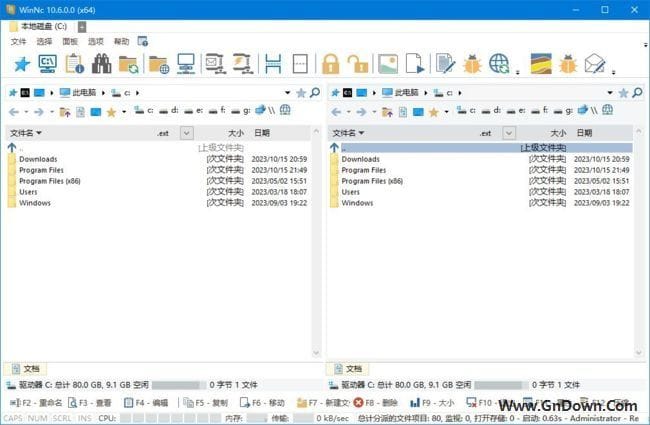 WinNc(功能强大的文件管理工具) v10.7.0.0 多语便携版-私藏阁