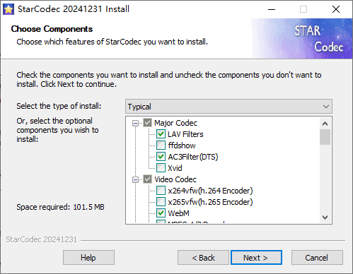 StarCodec(免费多媒体编解码器) v20241231-私藏阁