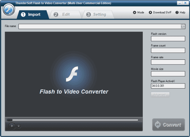 ThunderSoft Flash to Video Converter(Flash转换工具) v5.5.0 便携版-私藏阁