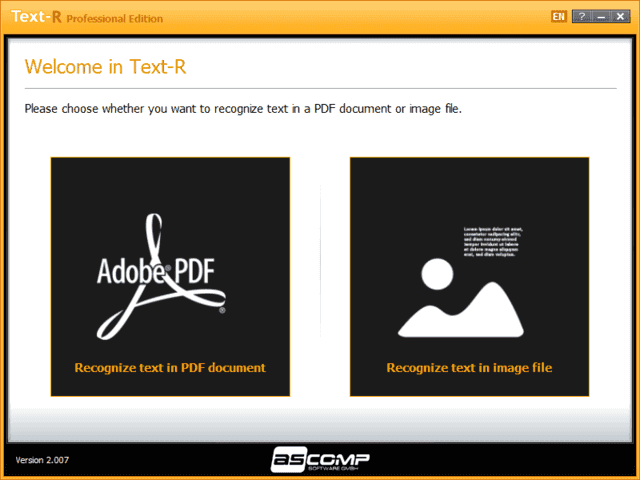 ASCOMP Text-R(OCR文字识别软件) Pro v2.009 便携版-私藏阁