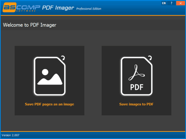 ASCOMP PDF Imager(PDF转图片工具) Pro v2.009 便携版-私藏阁