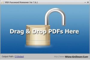 PDF Password Remover(PDF解密工具) v7.6.1 免费版-私藏阁
