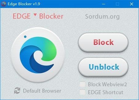 Edge Blocker(Edge浏览器屏蔽工具) v2.0 绿色版-私藏阁